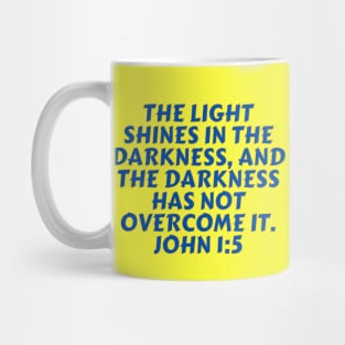 Bible Verse John 1:5 Mug